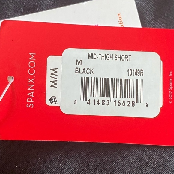 SPANX Women's Everyday
Shaping Panties Mid-Thigh Short 10149R Size Medium Black - Picture 3 of 6